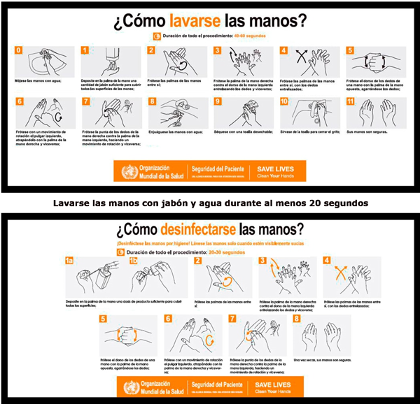 lavar manos